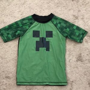 MINECRAFT Graphic Rashguard for Boys